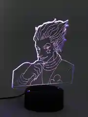 Фиолетовый светильник-ночник 3D по аниме "HunterxHunter", LED, светодиодный, настольный, USB