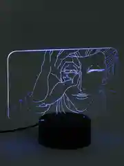 Лазурный светильник-ночник 3D по аниме "HunterxHunter", LED, светодиодный, настольный, USB