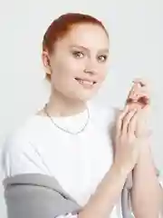 Серебряный цепочка на шею,кубинское плетение