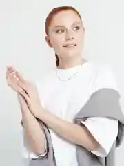 Серебряный цепочка на шею,кубинское плетение