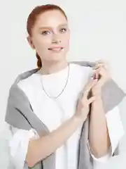 Серебряный цепочка на шею,кубинское плетение