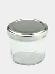 Банка стеклянная с крышкой, 125 мл, 5 штук