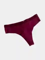 Вишнёвый стринги женские, бесшовные