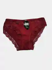 Вишнёвый трусы женские кружевные, хлопковые