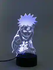 Желтый ночник 3D светодиодный "Наруто", USB