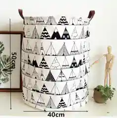 Желтый корзина для хранения игрушек, белья, одежды/Большая корзина с ручками