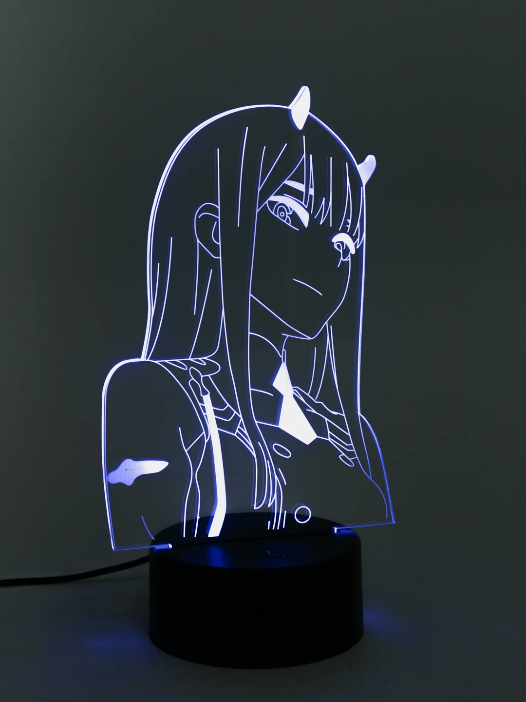 Синий ночник 3D "Милый во Франксе", светодиодный, USB