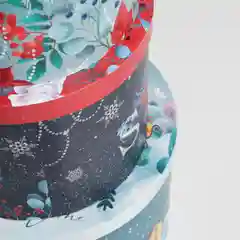 Коробка новогодняя круглая "Magic time", 3 вида