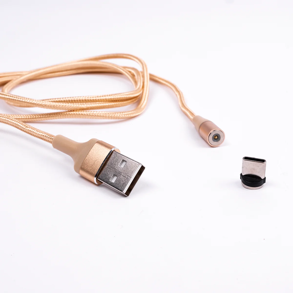 Черный кабель зарядный lightning, type-c, магнитный, для айфон, андроид 1,2 м