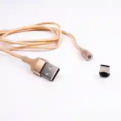 Черный кабель зарядный lightning, type-c, магнитный, для айфон, андроид 1,2 м