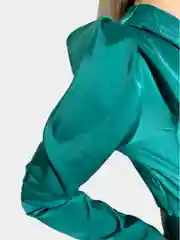 Бежевый платье атласное