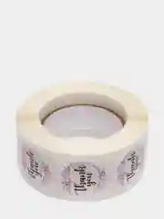 Фиолетовый наклейки спасибо