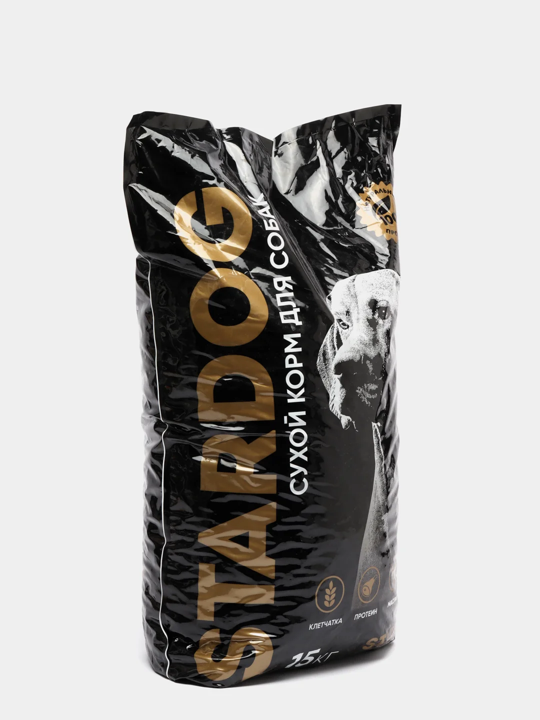 STARDOG, Корм с говядиной 15 кг для собак средних и крупных пород