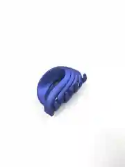 Синий каучуковый краб для волос
