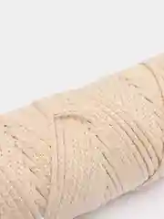 Бежевый шнур хлопковый 100м, 4мм