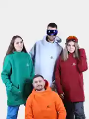 Толстовка с капюшоном, оверсайз, унисекс, для сноубординга
