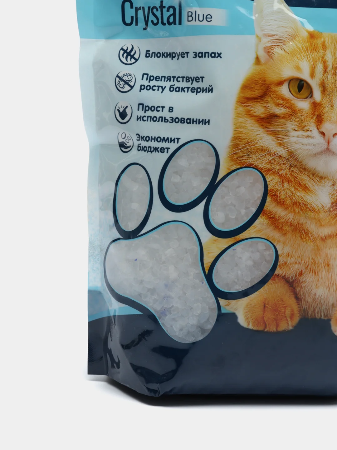3,8 л, Cat Step Arctic Blue, силикагелевый впитывающий наполнитель