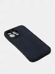 Темно-синий чехол накладка для iPhone,6s/7/8Plus/X/XS/Xr/11/12/13 ProMax Baseus с прострочкой под кожу