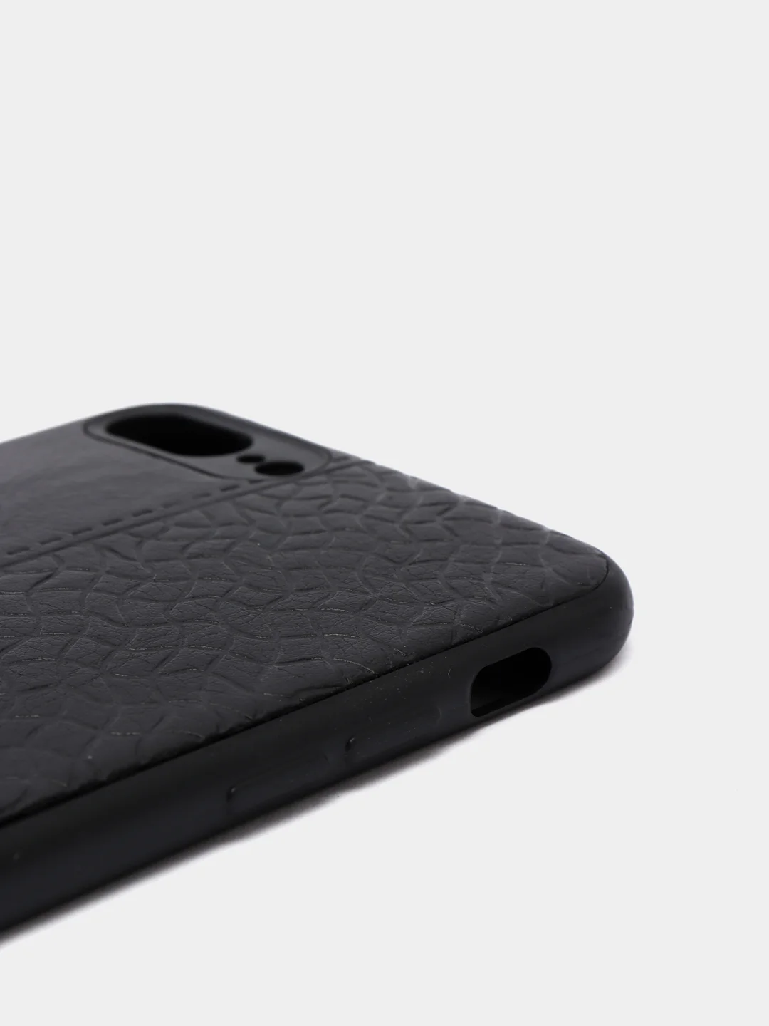 Черный чехол накладка для iPhone,6s/7/8Plus/X/XS/Xr/11/12/13 ProMax Baseus с прострочкой под кожу