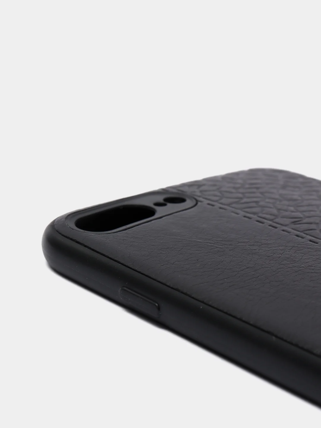 Черный чехол накладка для iPhone,6s/7/8Plus/X/XS/Xr/11/12/13 ProMax Baseus с прострочкой под кожу