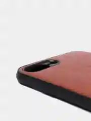 Коричневый чехол накладка для iPhone,6s/7/8Plus/X/XS/Xr/11/12/13 ProMax Baseus с прострочкой под кожу