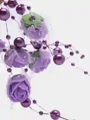 Аметистовый бусины с розами на нитке для рукоделия