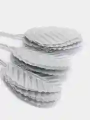 Серебряный листья искусственные на проволоке