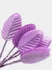 Аметистовый листья искусственные на проволоке