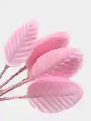 Розовый листья искусственные на проволоке