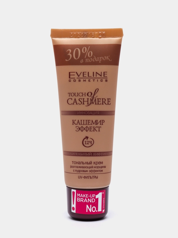 Eveline Cosmetics Тональный крем Кашемир Эффект тон Теплый Бежевый, 40 мл
