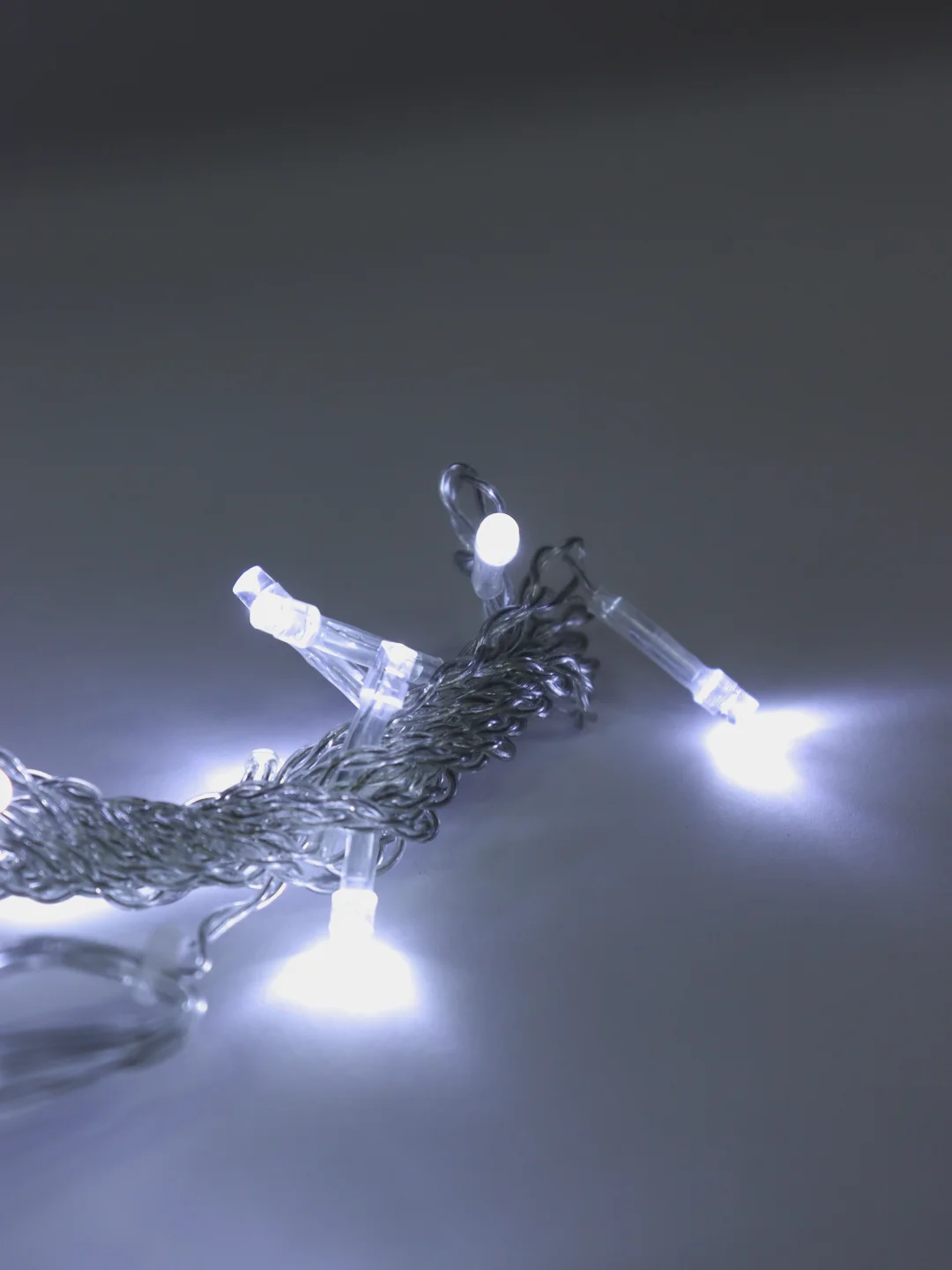 Белый электрогирлянда "Занавес" LED, 1.5-3 м