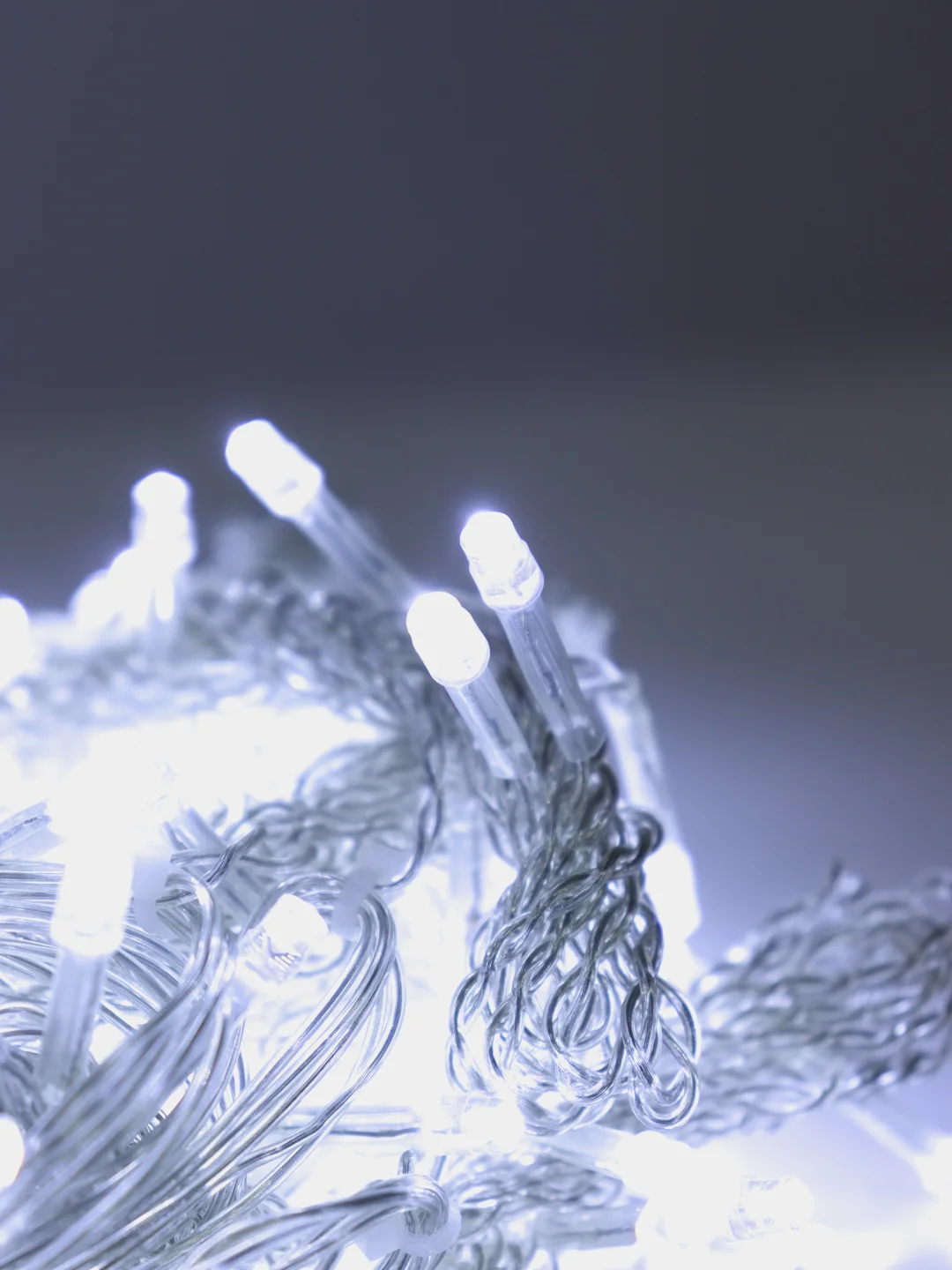 Белый электрогирлянда "Занавес" LED, 1.5-3 м