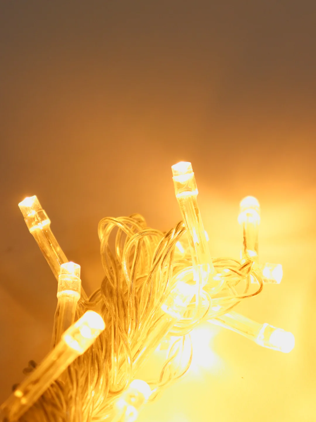 Желтый электрогирлянда "Занавес" LED, 1.5-3 м