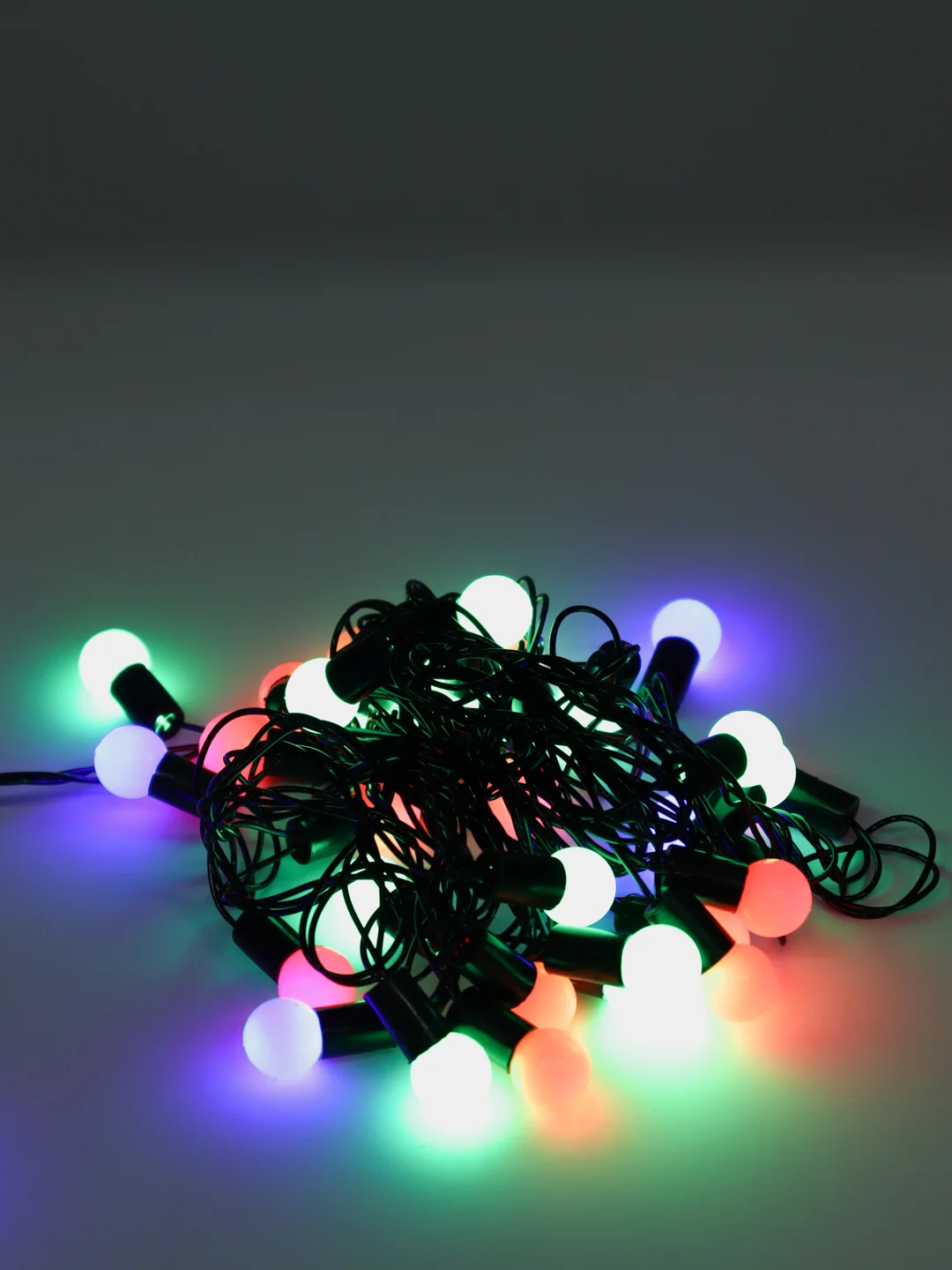 Гирлянда - шарики, мульти LED(4-9м)