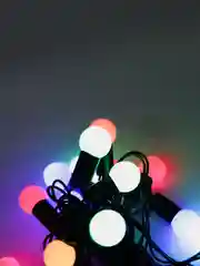 Гирлянда - шарики, мульти LED(4-9м)