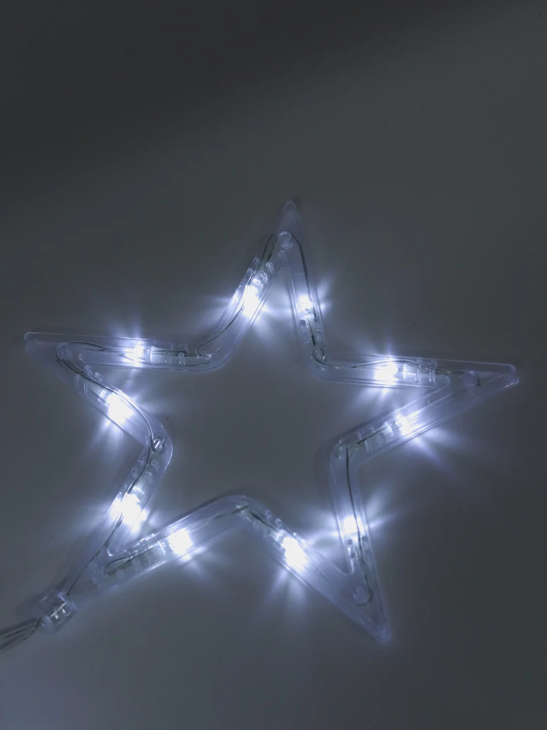 Белый светодиодная LED гирлянда-занавес Звезды
