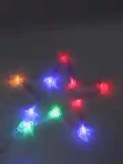 Конфетный светодиодная LED гирлянда-занавес Звезды