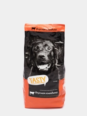 Корм полнорационный для собак Tasty, говядина, 2,2 кг