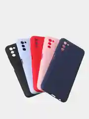 Чехол для Samsung A03s цветной матовый