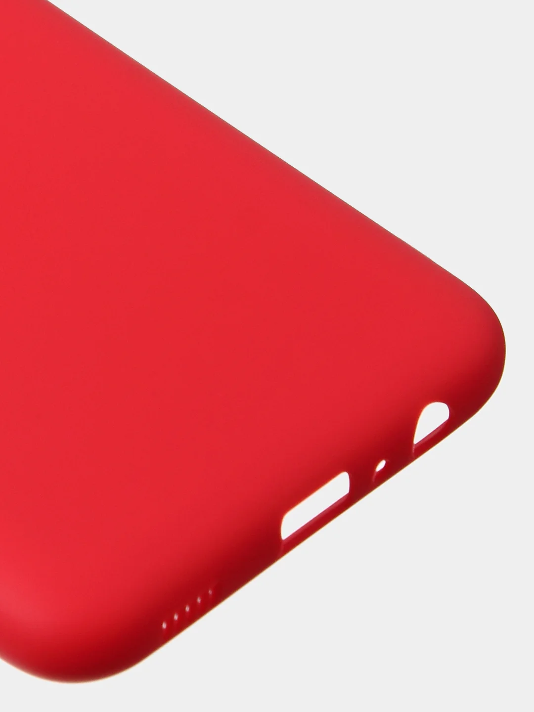 Красный чехол для Samsung A03s цветной матовый