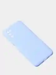 Светло-синий чехол для Samsung A03s цветной матовый