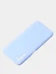 Светло-синий чехол для Samsung A03s цветной матовый