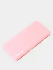 Розовый чехол для Samsung A03s цветной матовый