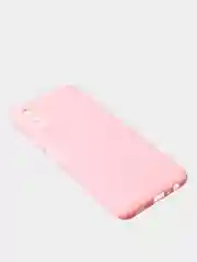 Розовый чехол для Samsung A03s цветной матовый