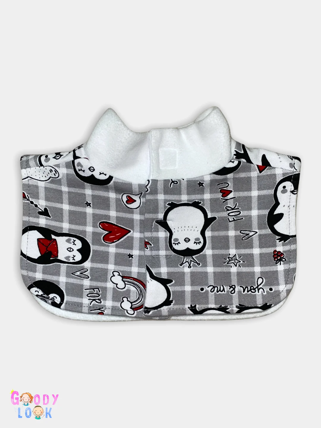 Серый манишка детская, 4-6 лет