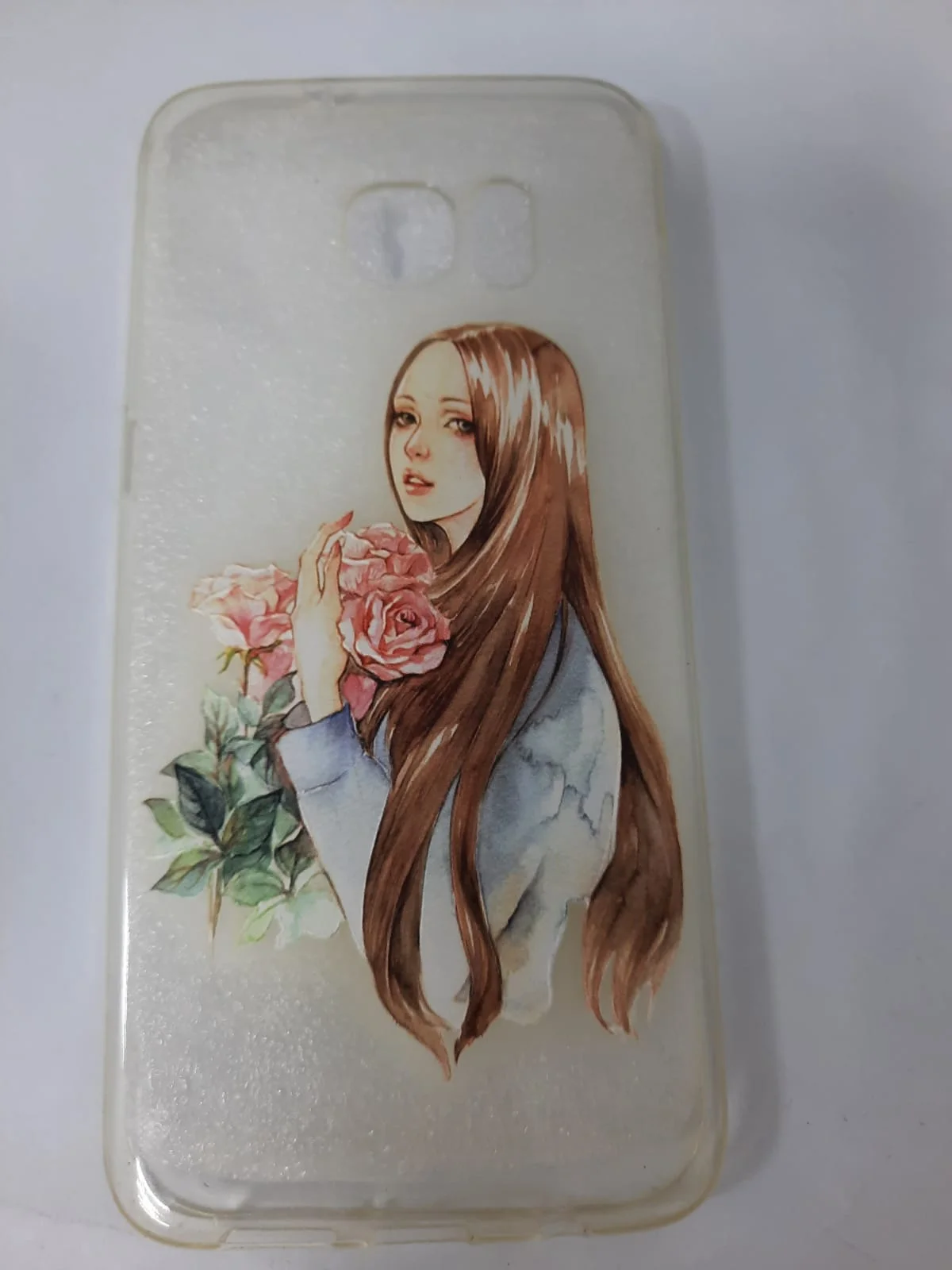 Коричневый чехол для Samsung  S7 Edge