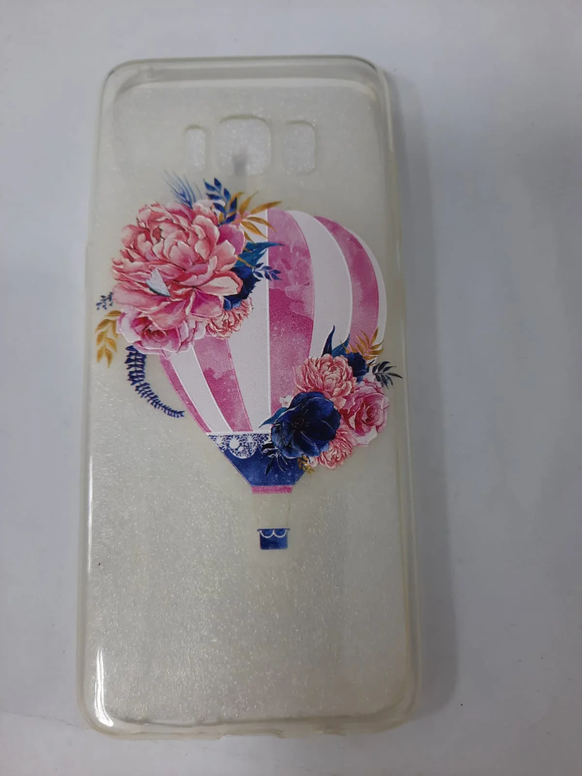 Вишнёвый чехол для Samsung S8  силиконовый