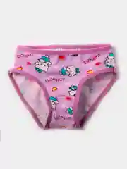 Фиолетовый детские трусы для девочки 1-4 года яркие "Котики"