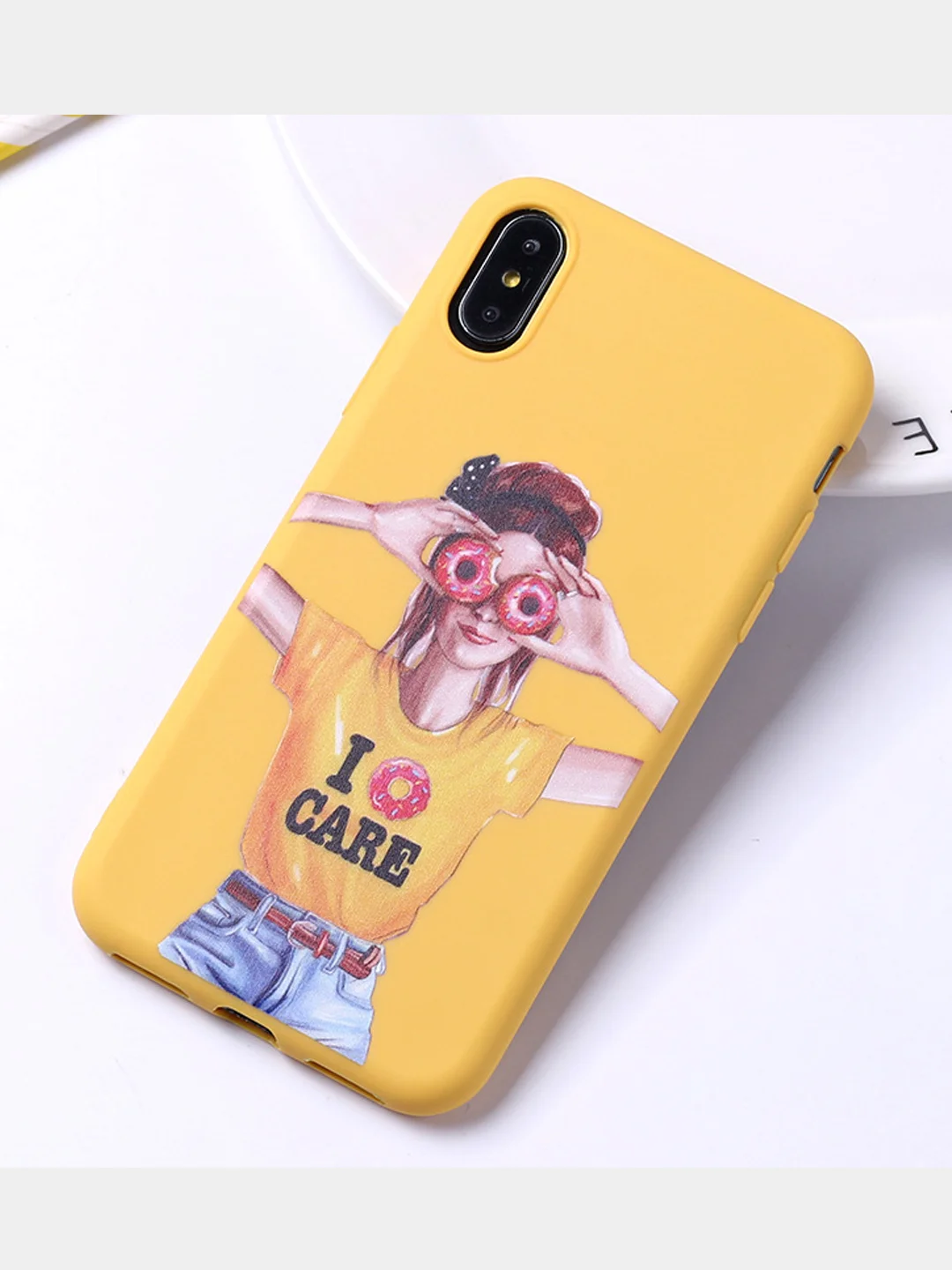 Горчичный чехол для iPhone 11, 12/12Pro, 7/8, X/XS, XR