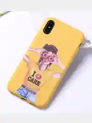 Горчичный чехол для iPhone 11, 12/12Pro, 7/8, X/XS, XR